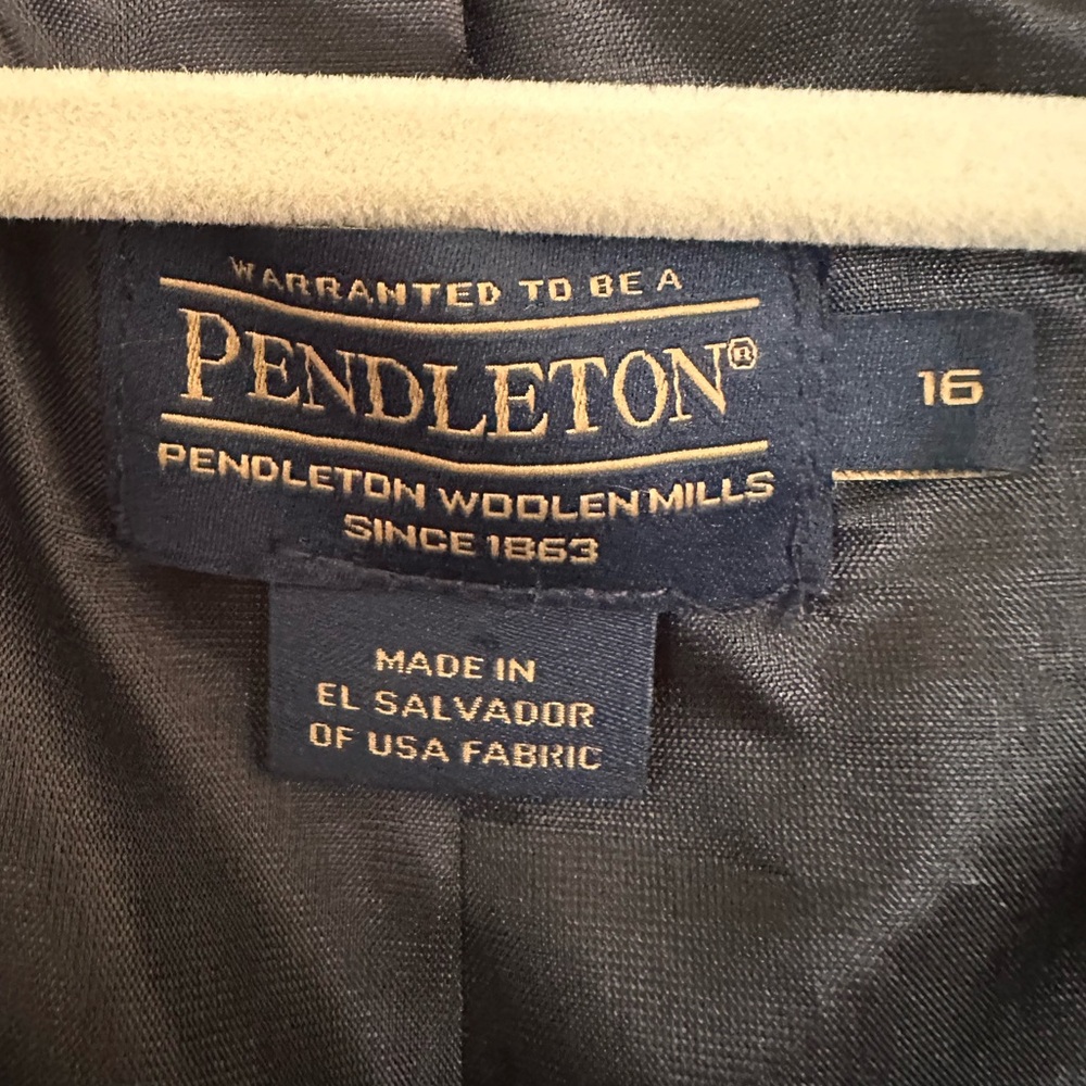 Pendleton 100% wool blazer jacket - Picture 3 of 4